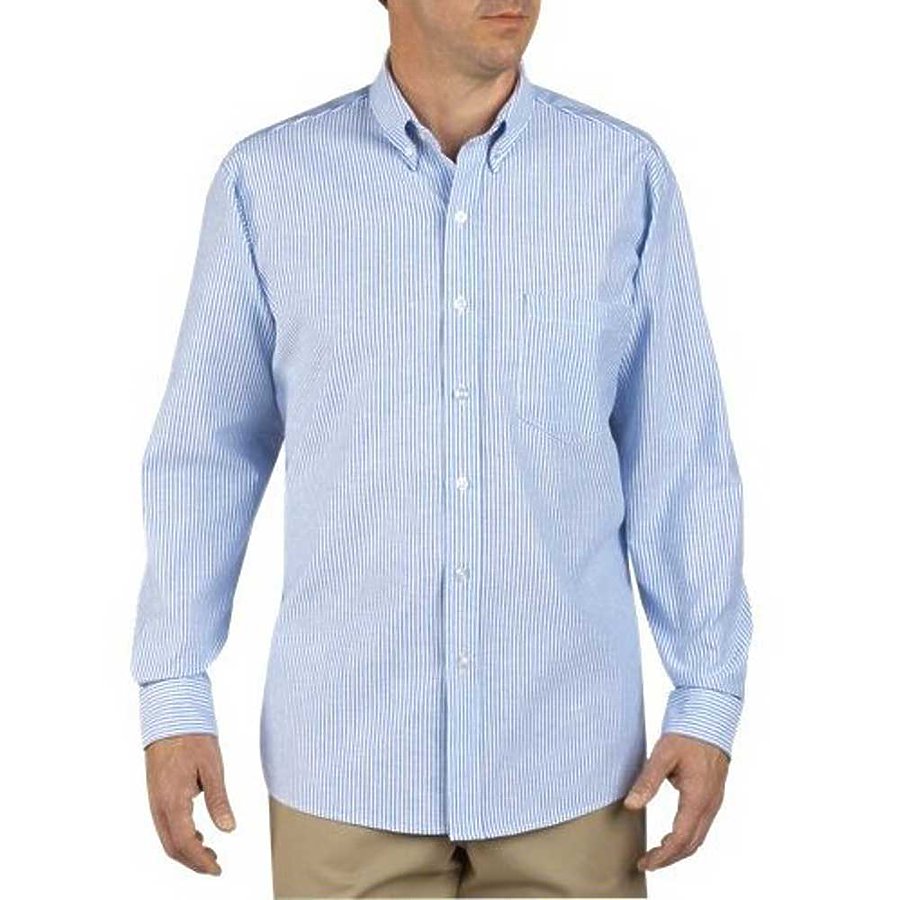 Dickies SS36 - Long Sleeve Button-Down Oxford Shirt